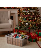 2er Aufbewahrungsbox Weihnachten Christmasbox Christbaumschmuck Weihnachtskugeln