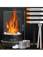 Tischkamin Outdoorkamin Tischfeuer Bio Ethanol Dekokamin Dekofeuer Outdoor