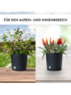 Blumentopf Rattan Blumenkübel Übertopf Pflanzentopf Pflanzkübel Blumenkübel groß