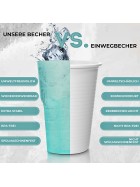 12er Set Trinkbecher 480 ml Kunststoff Cocktail Kinder Becher Glas BPA-frei bunt