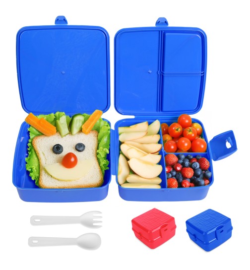 2er Set Brotdose Kinder Lunchbox Snackbox Brotbox Bento Box Jausenbox