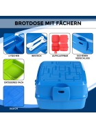 2er Set Brotdose Kinder Lunchbox Snackbox Brotbox Bento Box Jausenbox