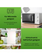 Mikrowellentopf mit Deckel 3er Set Mikrowellen Topf Geschirr Behälter