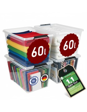 Aufbewahrungsbox 4er Set 60 Liter