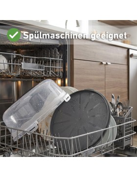 Kuchen Transportbox Tortentransportbox Ø 30cm mit Griff Tortenbox Tortenplatte