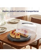 Kuchen Transportbox Tortentransportbox Ø 30cm mit Griff Tortenbox Tortenplatte