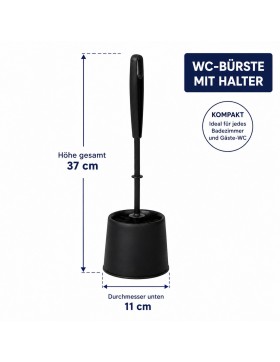 Klobürste WC Bürste Klobürstenhalter Bürsten Garnitur Kunststoff Toilette